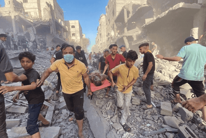 Gaza reels under new massacres carried out by the Israeli army. (Photo: via Social Media)