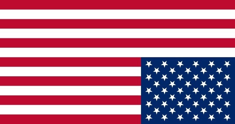 Upside down US flag