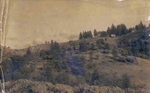 A postcard from 1909 showing the Applegate commune.