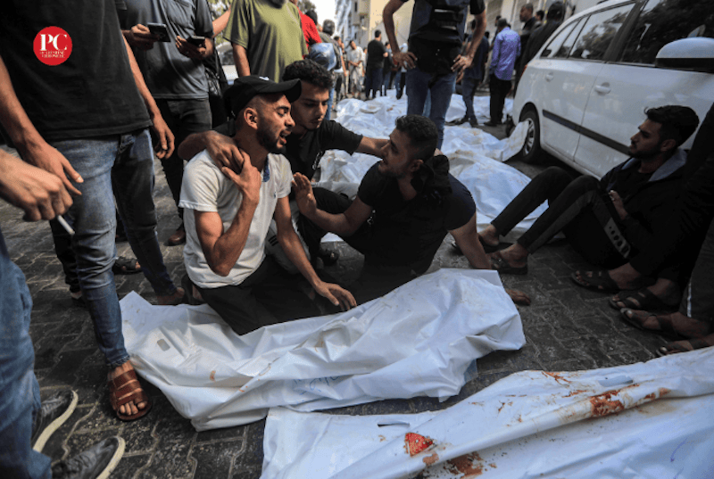 Israeli airstrikes on besieged Gaza continue for the seventh day in a row. (Photo: Mahmoud Ajjour, The Palestine Chronicle)